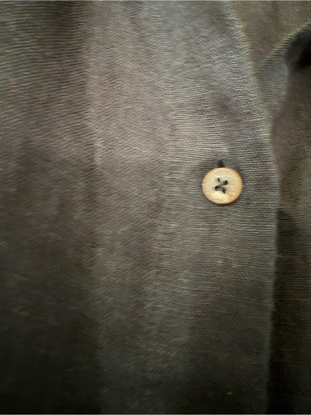 Mikuta black oversized linen shirt - Picture 5 of 5